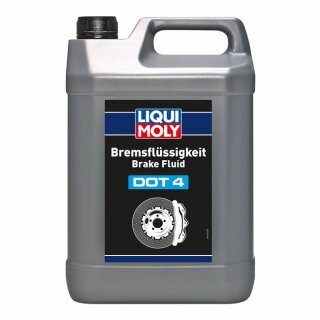 Liqui Moly, DOT 4 brake fluid. 5 liter